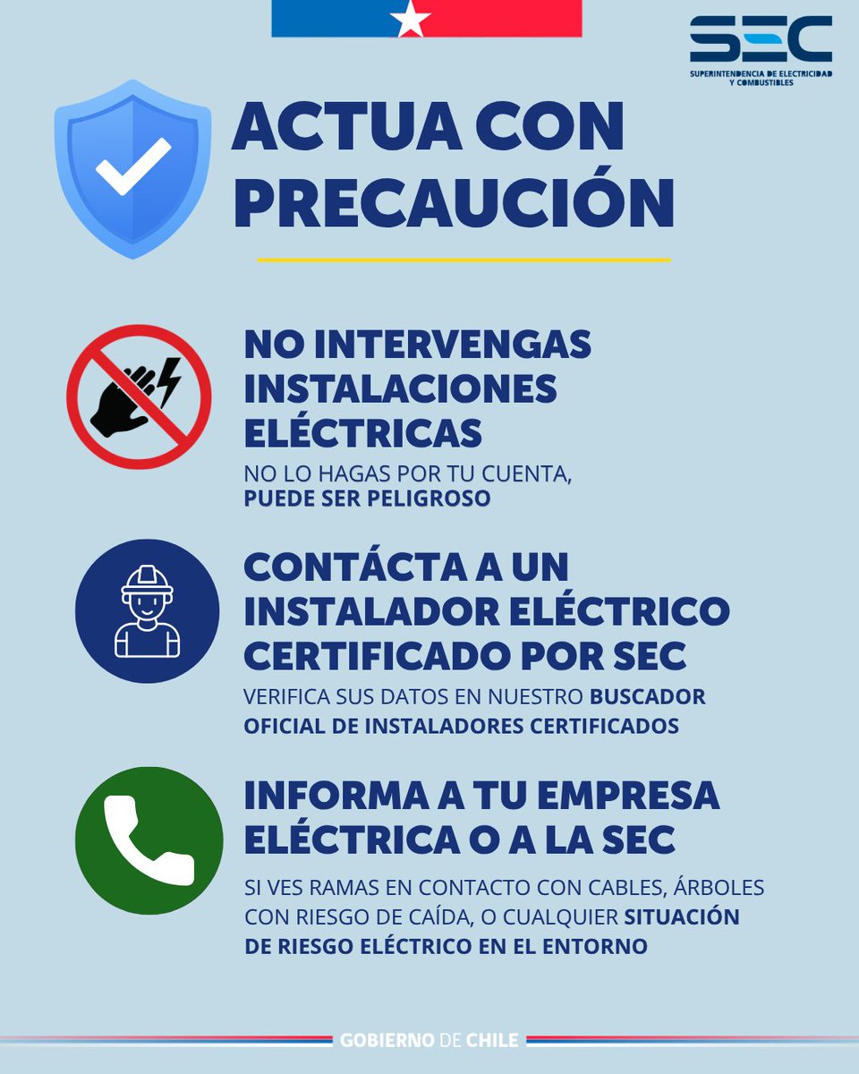 Superintendencia de Electricidad y Combustibles tweet media