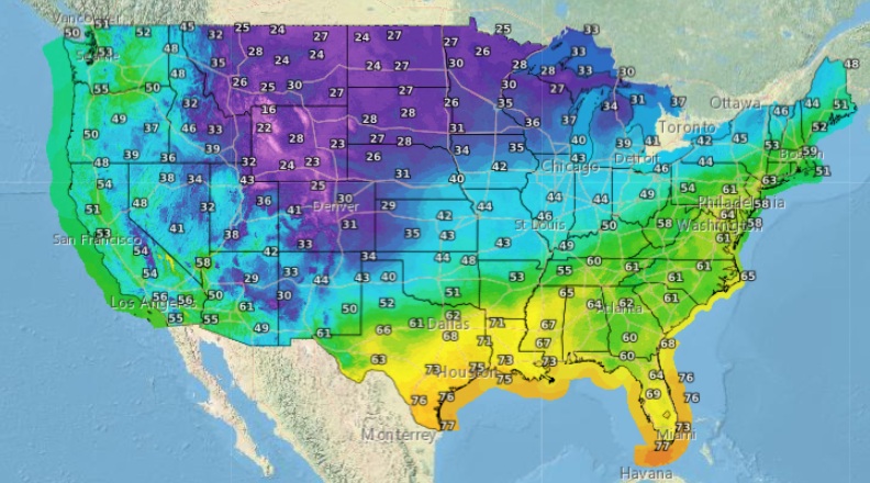 livewxradar's tweet image. Lows
See more Temps and Weather at weather.pub
#winter #wx #weather #cold #freezing #cooling #Freezing #cold #cooler #tonight #storm #lows #temps #nws #today #warmer