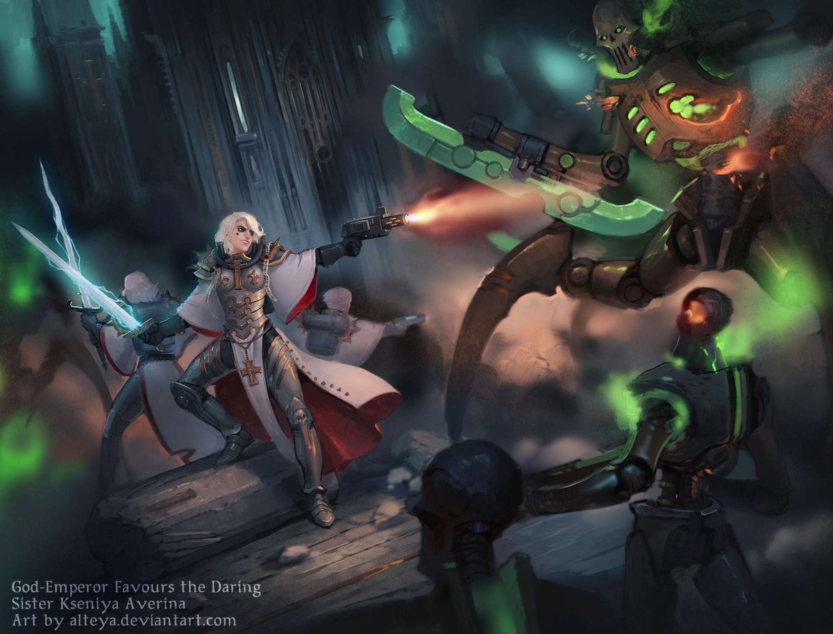 Warhammer 40K Art tweet media