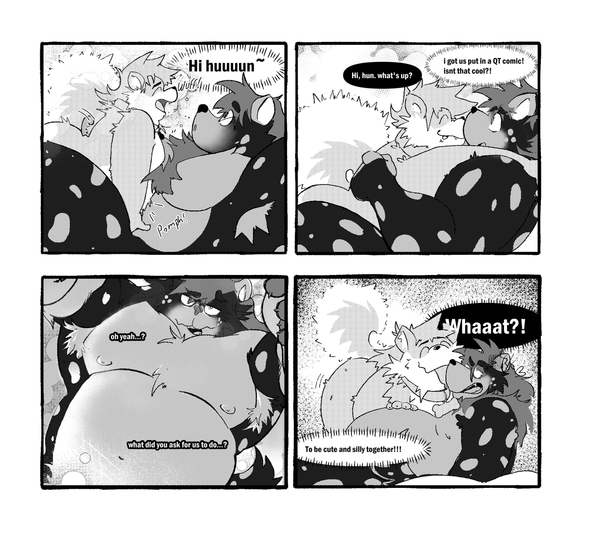ignisterQt's tweet photo. Comission for @Cubbypup !
Was offered alot of creative freedom, as long as they were "cute and silly" so i made him a yonkoma!
🐶🐶🤎 https://t.co/Y3UzRipwSN