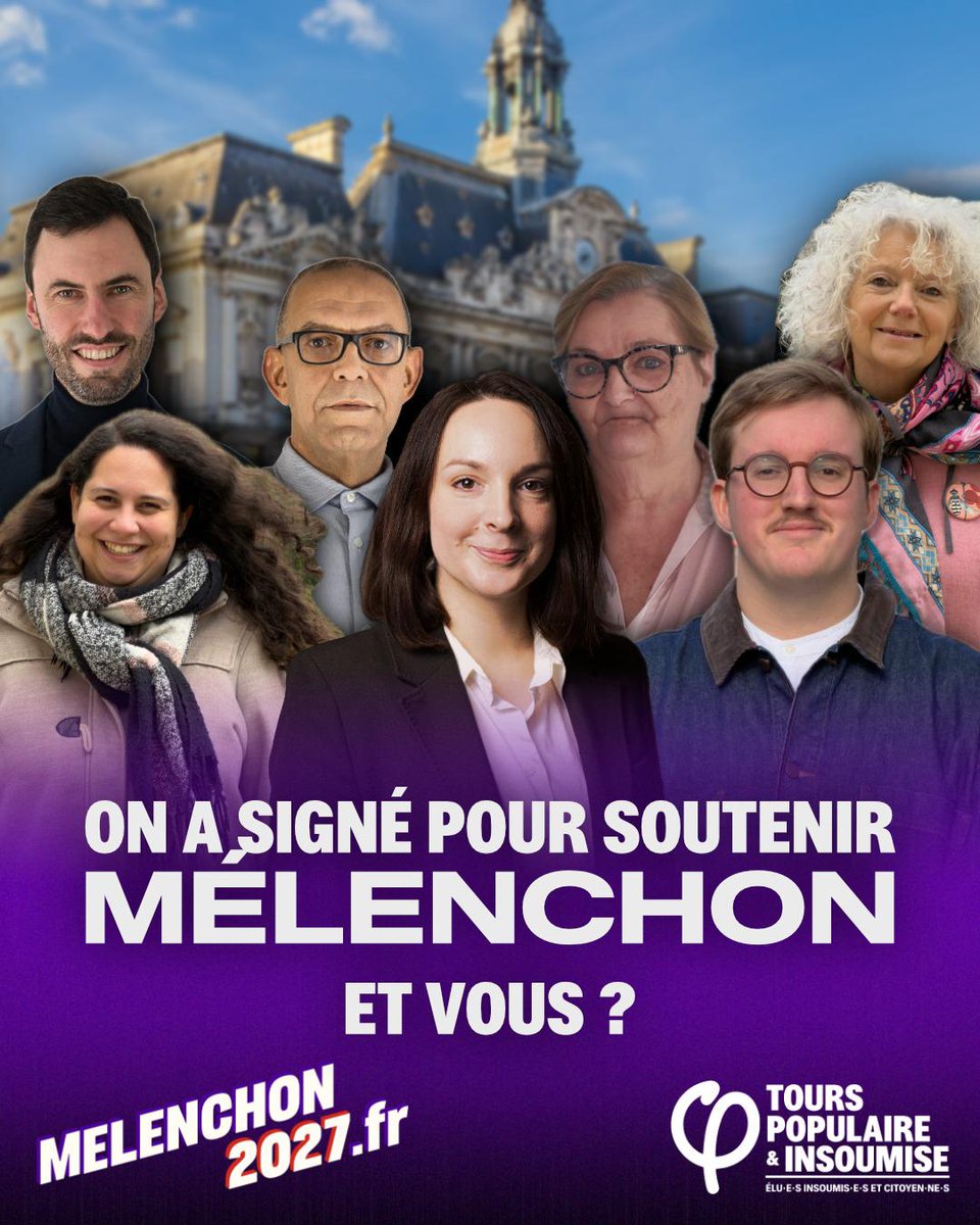 MarieQuinton8's tweet photo. En moins de 24h, déjà plus de 150.000 parrainages !
Vos élu·es LFI et citoyen·nes ont signé à Tours. Vous aussi, apportez votre soutien ➡️ https://t.co/uuU2wv71s0 https://t.co/6yq8yle6AL