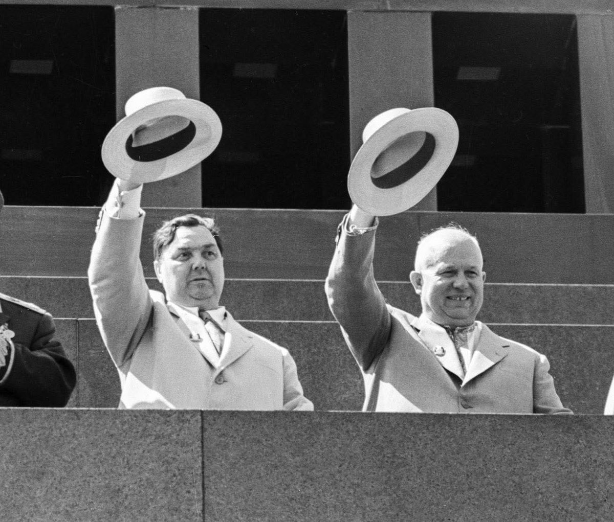 Georgy Malenkov and Nikita Khrushchev, 1954.