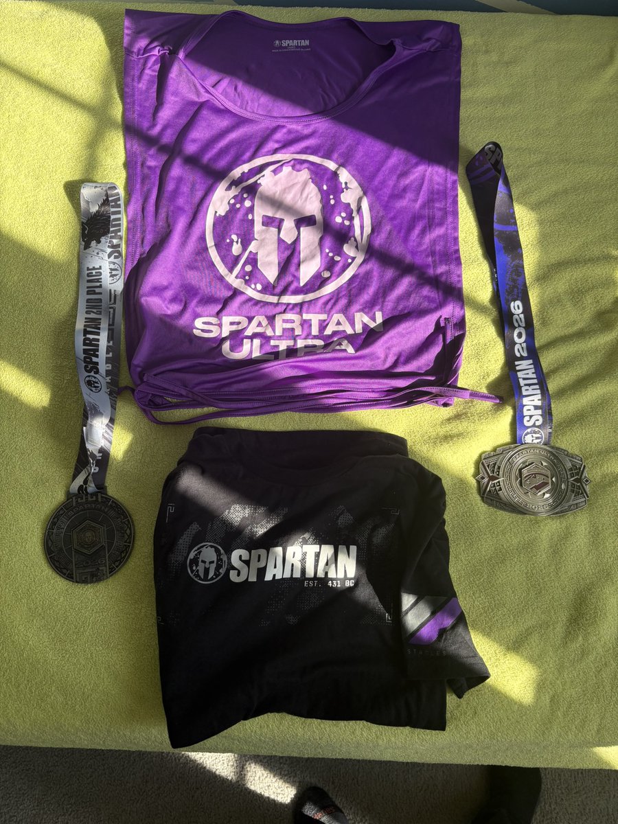 XAVIERJOEYJOE's tweet photo. It’s medal 🏅 Monday 2nd place age group. I went Richter
#medalmonday
First podium ever @SpartanRace 50k ultra #caterpy #gritarmy #altred #surphyto #craftshoes #vjshoes #kodiaccakes #spartanrace #liftheavyshit
Ty Fayetteville And Spartan staff and volunteers u all crushed it https://t.co/WhXMJoX7aE