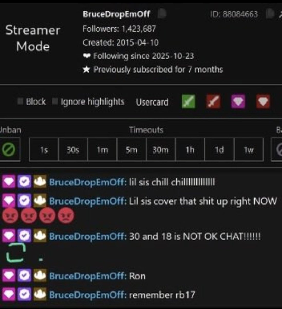 BuzzedonOne's tweet photo. Went to the highest viewer steamer rn to beg 😭✌️ https://t.co/Tza7ozju3P