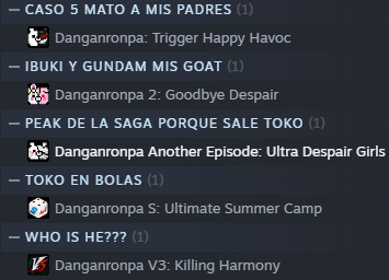 ahora que tengo la saga completa puedo hacer esta estupidez hdjskaahdsk