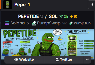 PEPE-1 • PEPETIDE™ tweet media
