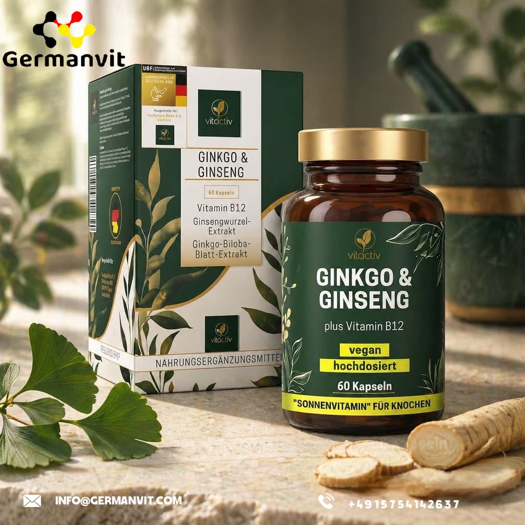 GermanvitC's tweet image. فيتاكتيف جينكو جنسنغ مع ب12 – 60 كبسولة من Vitactiv 💊✨
تركيبة متوازنة لدعم النشاط والتركيز ضمن نمط حياة صحي 💛

#germanvit #Ginkgo #Ginseng #VitaminB12 #مكملات
