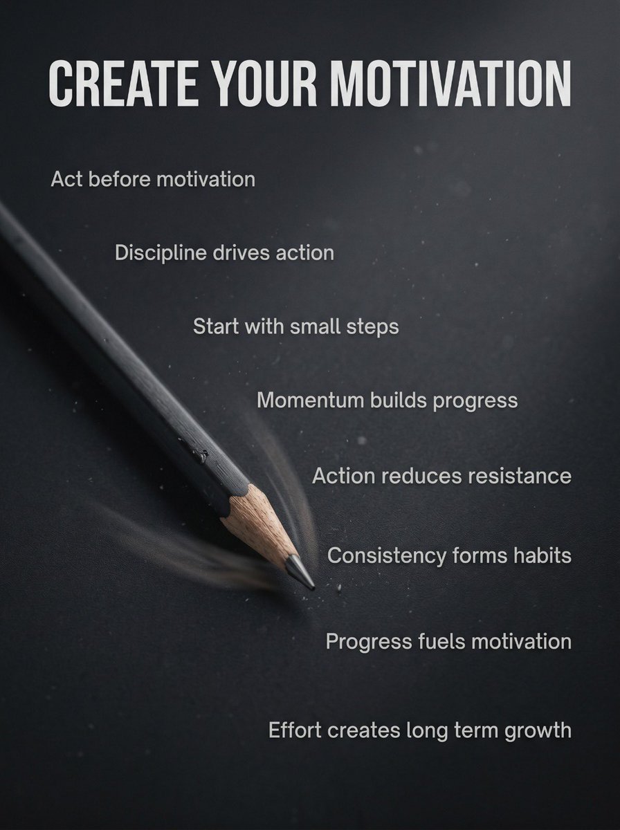 This__Is__John's tweet image. MOTIVATION &amp;amp; MINDSET 🚀

CREATE your own MOTIVATION.

Don’t wait for the feeling, BUILD the HABITS that keep you moving forward. 💪

#ThinkBIGSundayWithMarsha
#Motivation #MindsetMatters via @BetterYouSkills