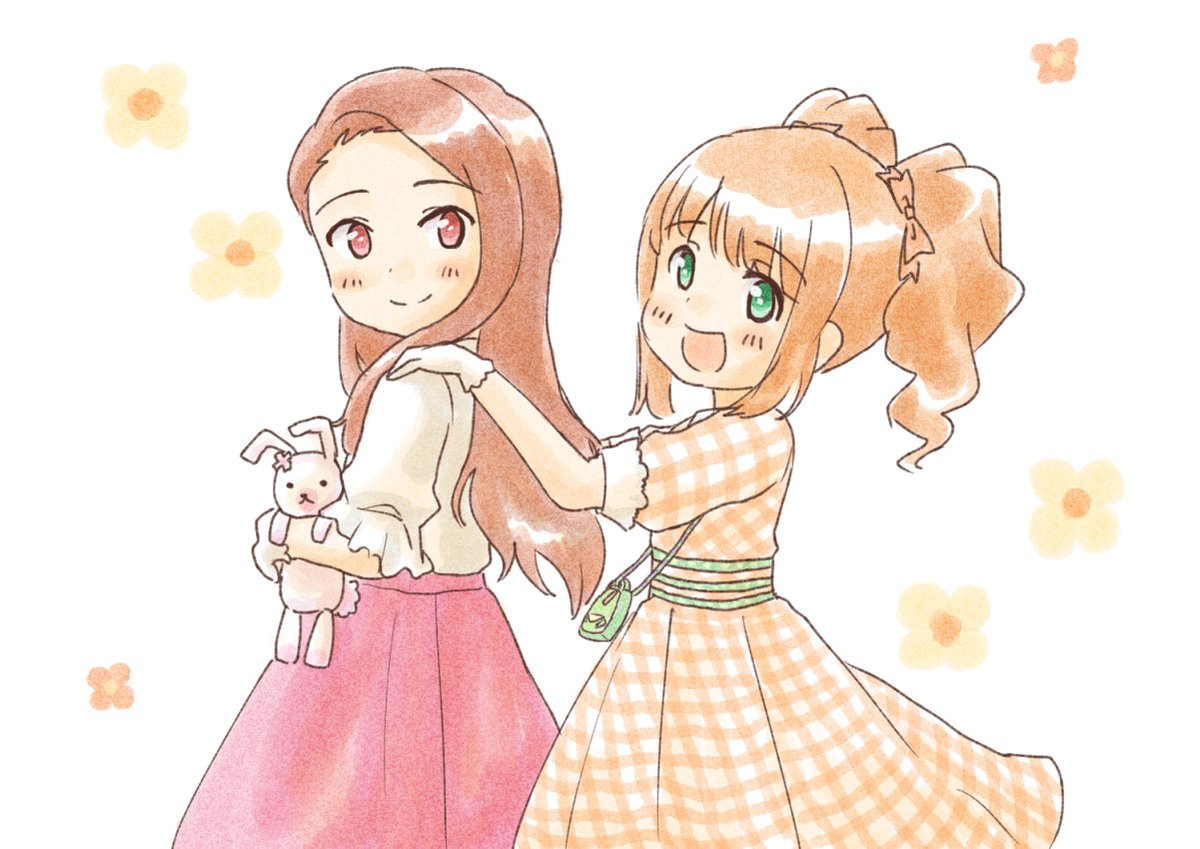 komeeme's tweet photo. いおりんの誕生日なので過去絵まとめてあげよーって探したら、大体の絵にやよいちゃんが隣にいてほっこり https://t.co/5Bidn3x5PK