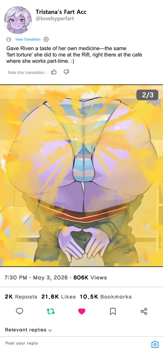 methorfall's tweet photo. Riven dominated my face, now I'm destroying hers. Revenge by Heart Challenge hyper fart.

Fanbox : https://t.co/IQ209Go7sq https://t.co/licxsGlaya
