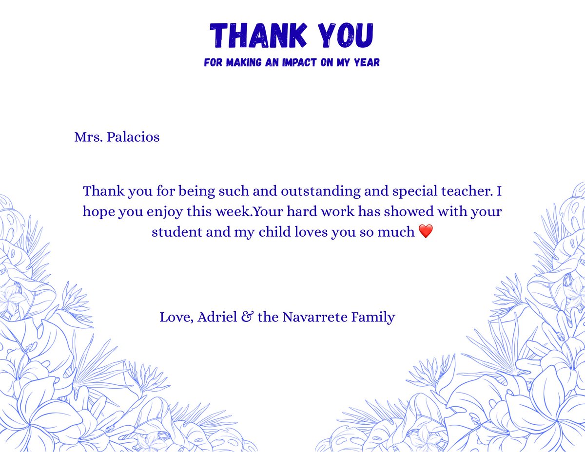 MISDJones's tweet image. Happy teacher appreciation week! This week we will be highlighting the great things parents have to say about their gratitude towards our amazing teachers! 
We 🩷 our teachers at Jones!!

#ExcellenceinAction @Midland_ISD