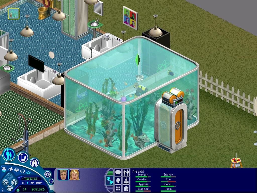 Pov: sos Adorni haciendo unas "reformitas" en su casa de los Sims 1