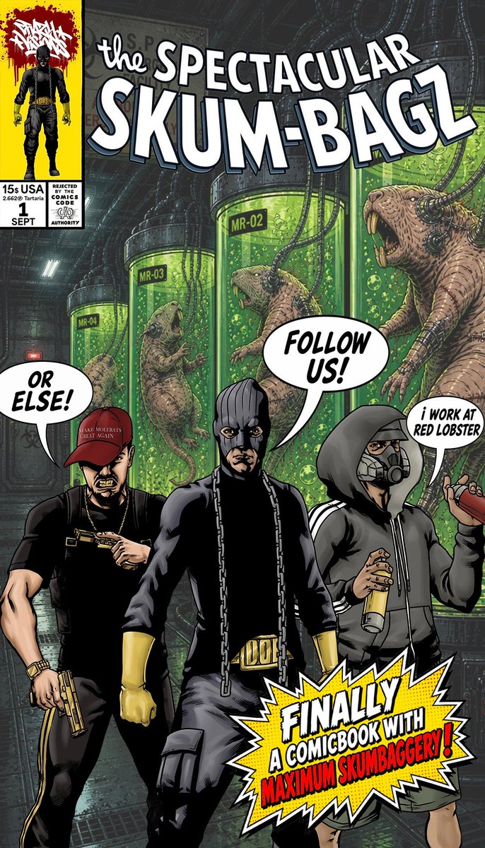 crazyvisions730's tweet image. FOLLOW US ON SKUMBAGZ.COM FOR EXCLUSIVE OFFERS AND COVERS 💯 

THE RED DAWN IS IMMINENT SO PREPARE FOR MAXIMUM SKUMBAGGERY 🤮

#HIPHOP #COMICS #GRAFFITI
