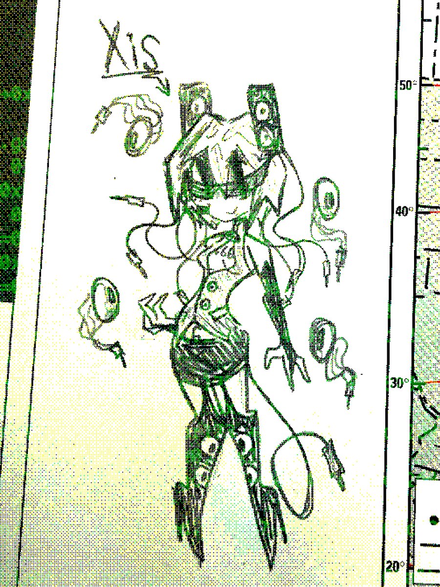 BradberryR99595's tweet image. Redrew this lost 2016 vocaloid, d0odleWeird0, traditional art, 2026
#ArtGallery
