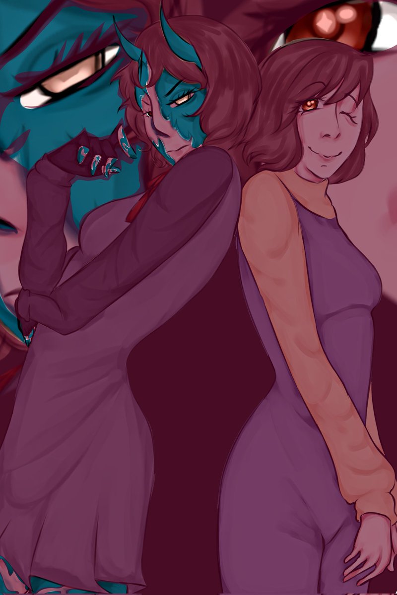 0RedSapphire0's tweet photo. "Un cuerpo, dos personas distintas" 
Se me ocurrio hacer a la Star del NuggetSMP y la Star de Minecraft Saga cuando vi una plantilla de Pinterest 
(⁠☆⁠▽⁠☆⁠)
#starvtuberArt https://t.co/g4WSHlvPrQ