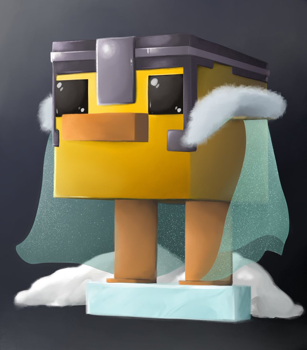 elyelsonfree's tweet photo. @docm77 I did a digital portrait of Frostbite the Wicked, Champion of the Everfrost 🐔hahaha love the videos! 💖 https://t.co/yrMwaN3J1x