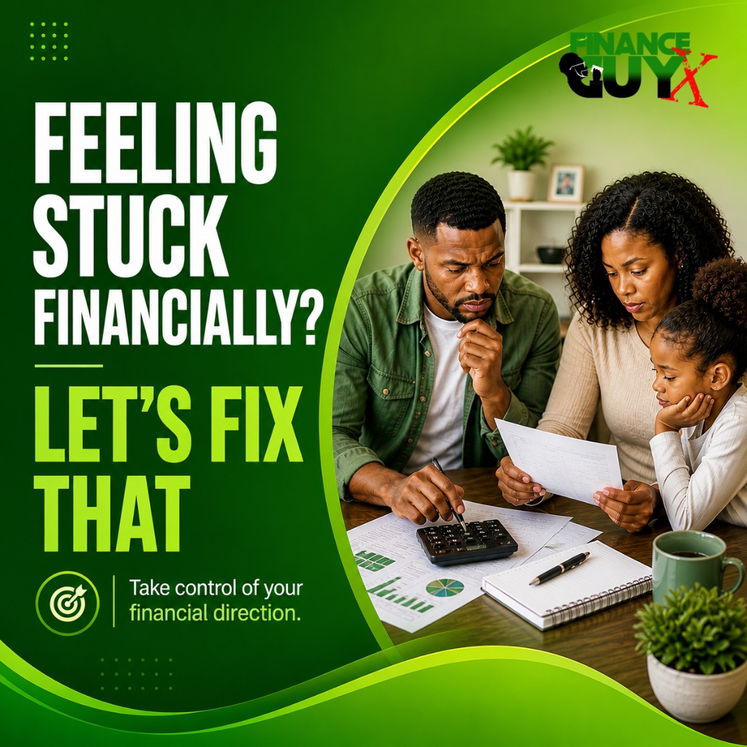 FinanceGuyX's tweet image. Feeling stuck with your finances? 🤔  A clear plan can change everything. 

Start building a strategy that works for you and your family. 💼

Send us a message to get started. 

#FinancialPlanning #MoneyManagement #WealthBuilding #FinancialFreedom #SmartMoney #FinanceTips