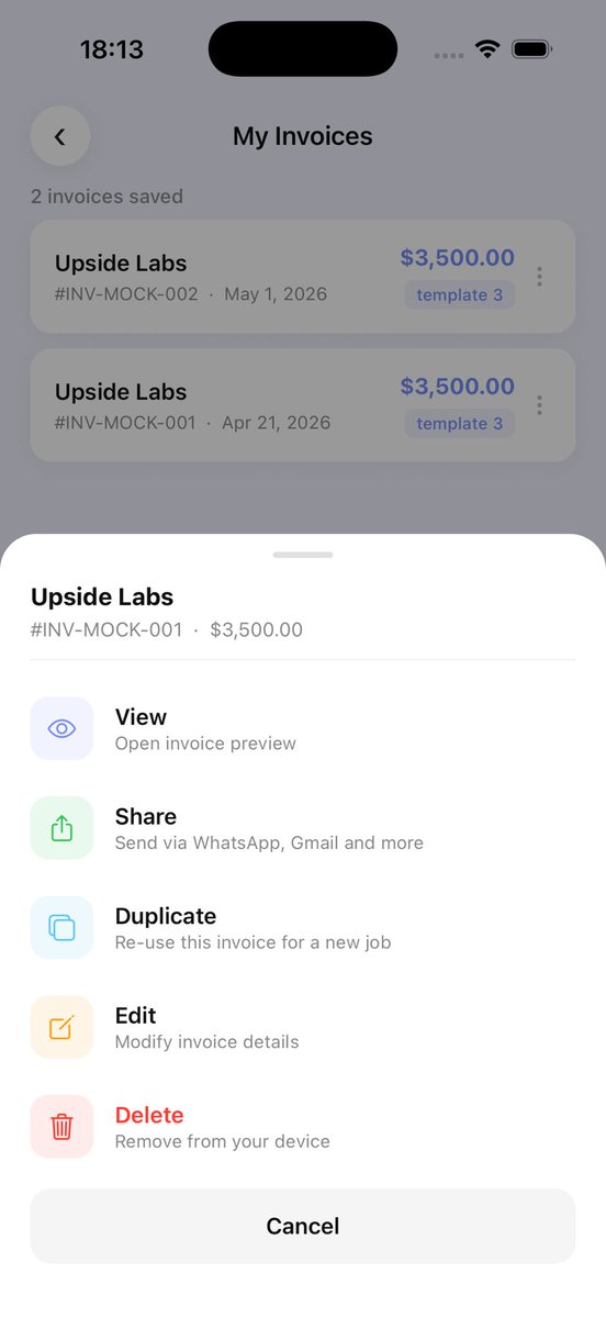 kizito_917's tweet image. Added some new features to the new invoicing tool I released 😎

- Invoice history, duplication and edit feature added 🚀

With invoquot, you can :

- duplicate an invoice
- modify existing invoice values
- send invoice directly to WhatsApp and Gmail 

#freelancing #SalesGrowth