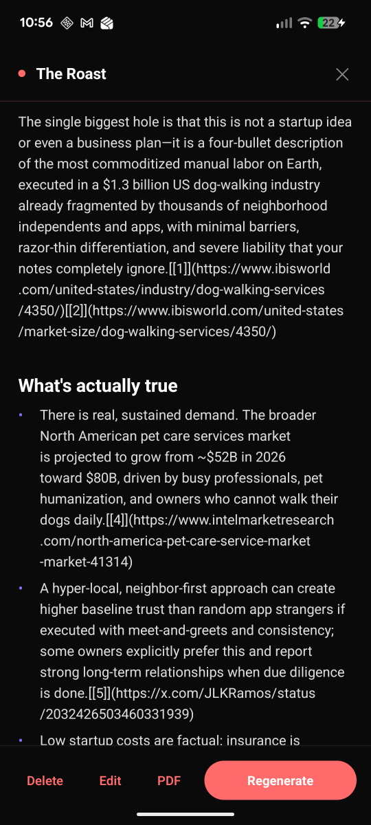 ChrisSmithSF's tweet photo. Glór is the 2nd @grok powered app in the series. Speak in stream-of-consciousness style, unlimited record time, and watch @grok organize it into a cohesive doc. Then generate biz docs from it.

"Roast it" mode for critical perspective on your idea.

https://t.co/eOp1uIccvy https://t.co/sAsnf55I9e