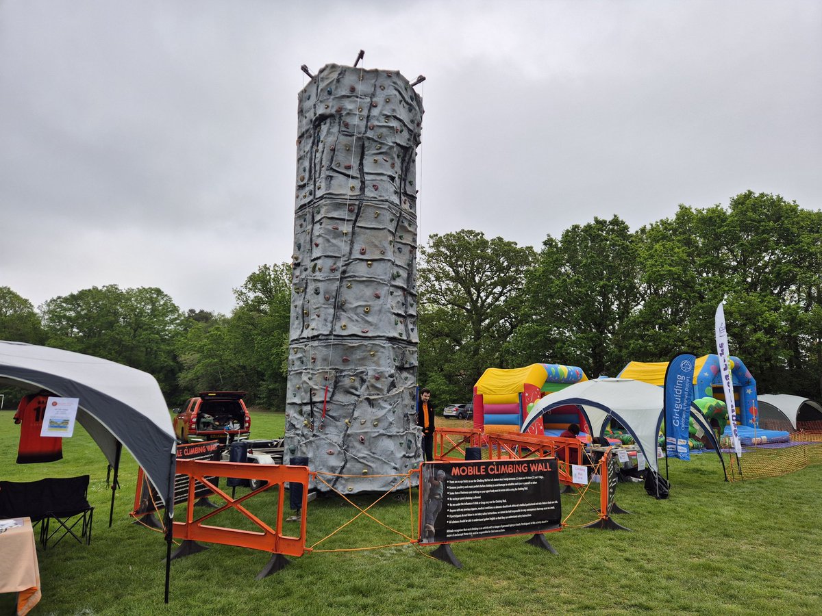 AltitudeEvents's tweet image. Another busy day with #HorsellScoutandGuides for their #MayFair in #Surrey today with the #MobileClimbingWallHire