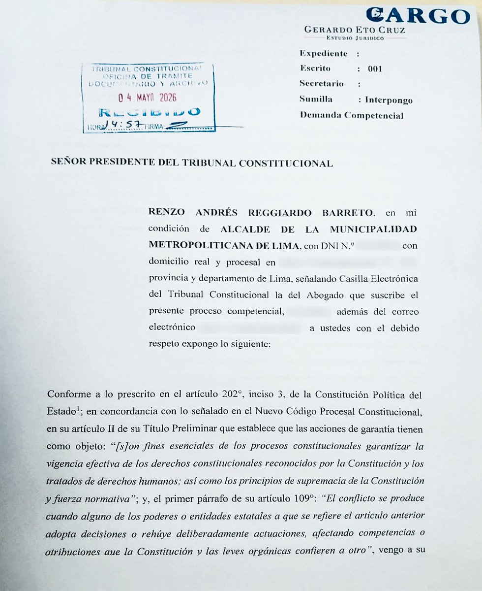 Municipalidad de Lima tweet media