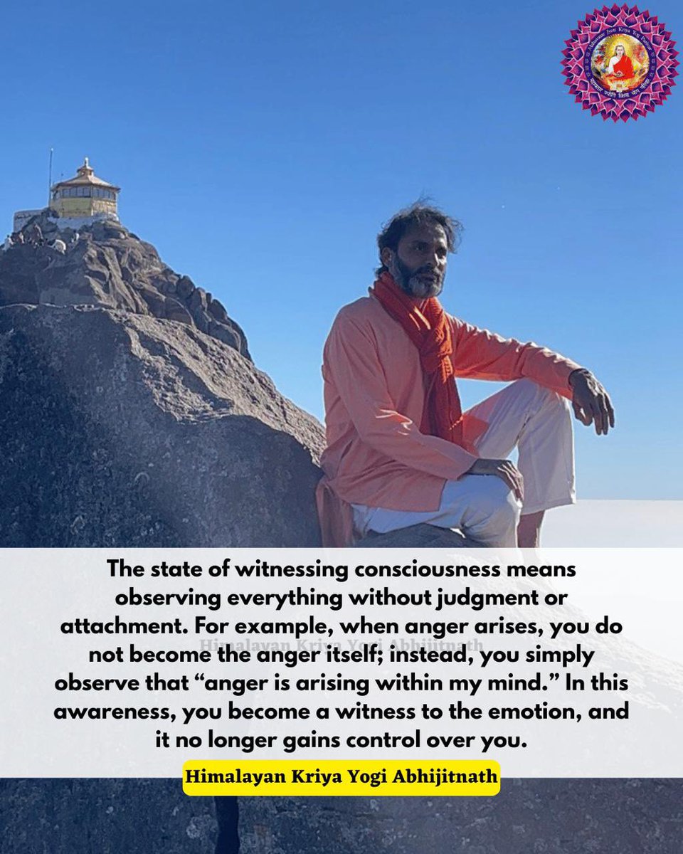 YogiAbhijitnath's tweet photo. Day 134 with us on the journey of self-realization. #SOUL #meditation #Peace #MeditationForGenZ https://t.co/XvbYo7gQOQ