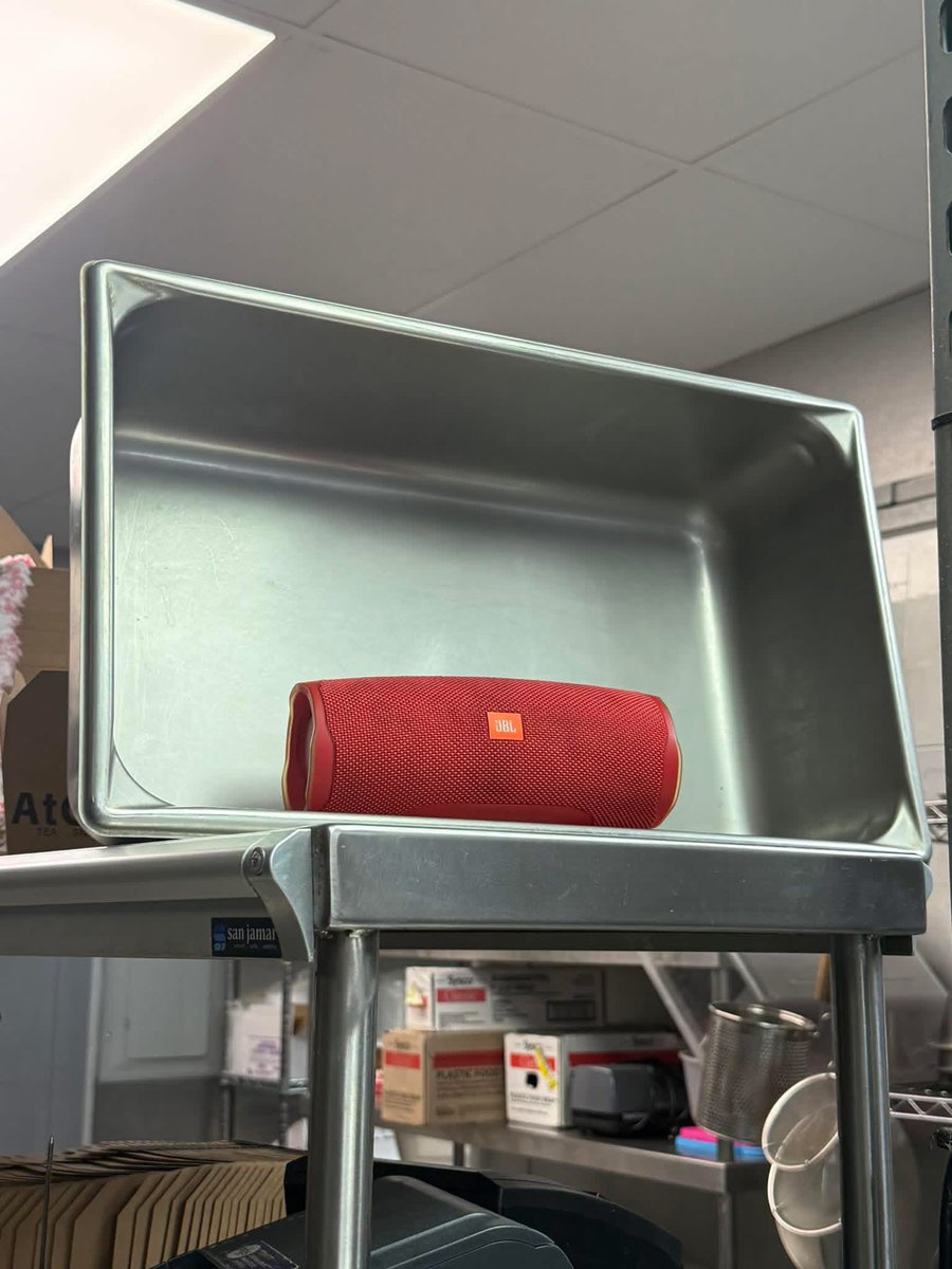We did this with a radio when I worked in a kitchen years ago