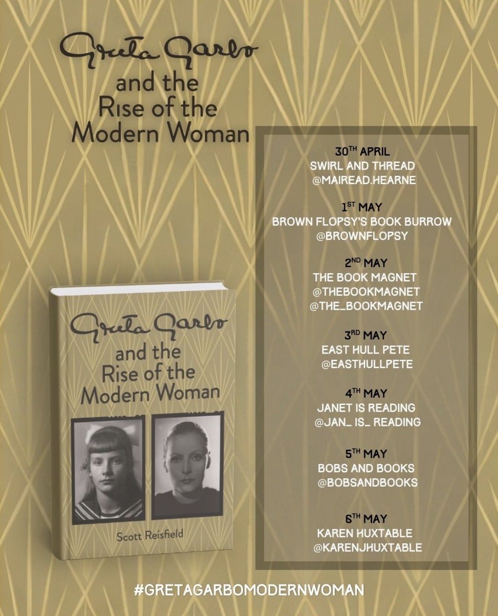 jan_is_reading's tweet photo. 📚 BLOG TOUR 📚 

Greta Garbo and the Rise of the Modern Woman
By Scott Reisfield (her grand nephew) 

Out now from Vendula Publishing 

Thanks for my spot on the tour and my fabulous copy of the book @soph_ransompr 

https://t.co/RGDCW4mfN2 https://t.co/oyaefxxDue