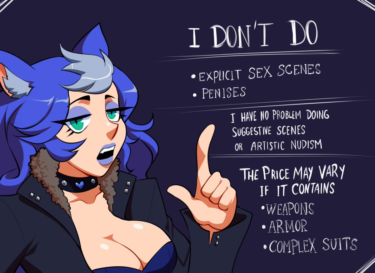 OPEN COMMISSIONS🐱NINA the kittie🍔 tweet media
