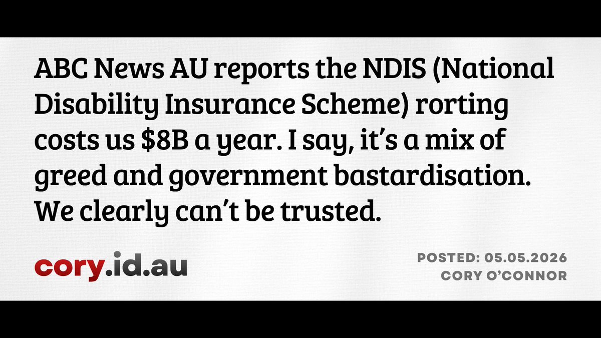 coryidau's tweet image. Who's to blame? Us and the government in equal measures. #auspol #opinion 

abc.net.au/news/2026-05-0…