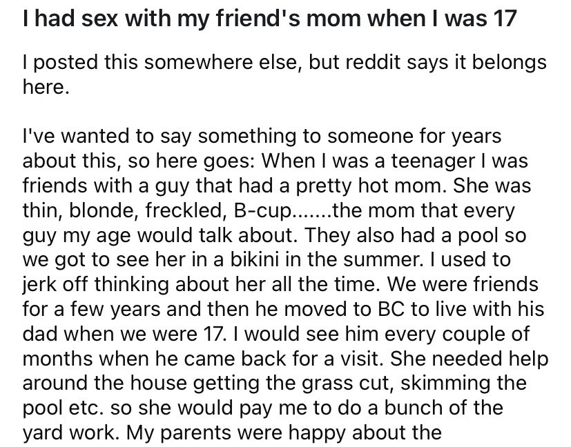 darktruths10's tweet photo. He got involved with his friend’s mom at 17…
It went on for 2 years.
No one ever found out. 

A Thread🧵 https://t.co/6xx7IZaKvl