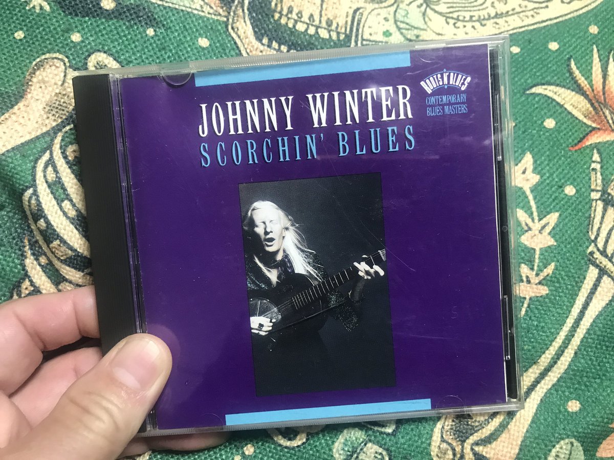 Johnny19653's tweet photo. グッモーニン！
今朝はJohnny Winterの、
Bluesナンバーを集めたアルバムで、
『Scorchin' Blues』
今日も、ご安全に！ https://t.co/rfzclbgKIP