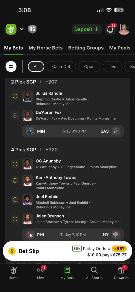 rivermason69's tweet photo. @DKSportsbook why this get voided??????? https://t.co/by0ZSH7SlC
