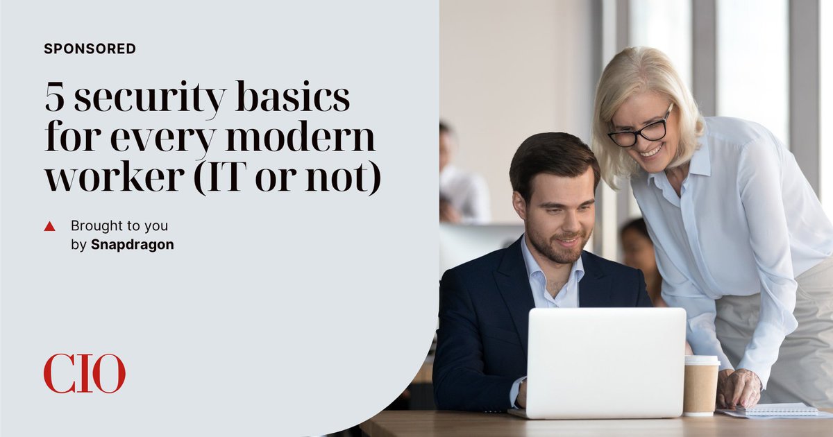 CIOonline's tweet image. Security today must be both strong and seamless to protect the business without slowing it down.

This checklist details baseline security practices modern workforces can adopt, regardless of size.

Read it here: spr.ly/6013B62EkZ 

#Sponsored