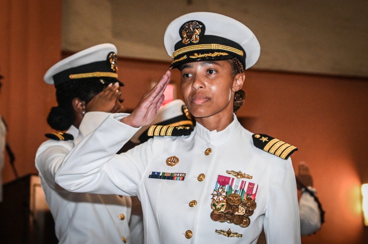 JointBasePHH's tweet image. NCTAMS PAC held a change of command ceremony at the SGT Smith Theater, Wahiawa, May 1, 2026. Congratulations to incoming CAPT Blythe Blakistsone. Fair winds and following seas CAPT Jaime Hill.  ⚓🇺🇸

#Leadership #changeofcommand #congratulations