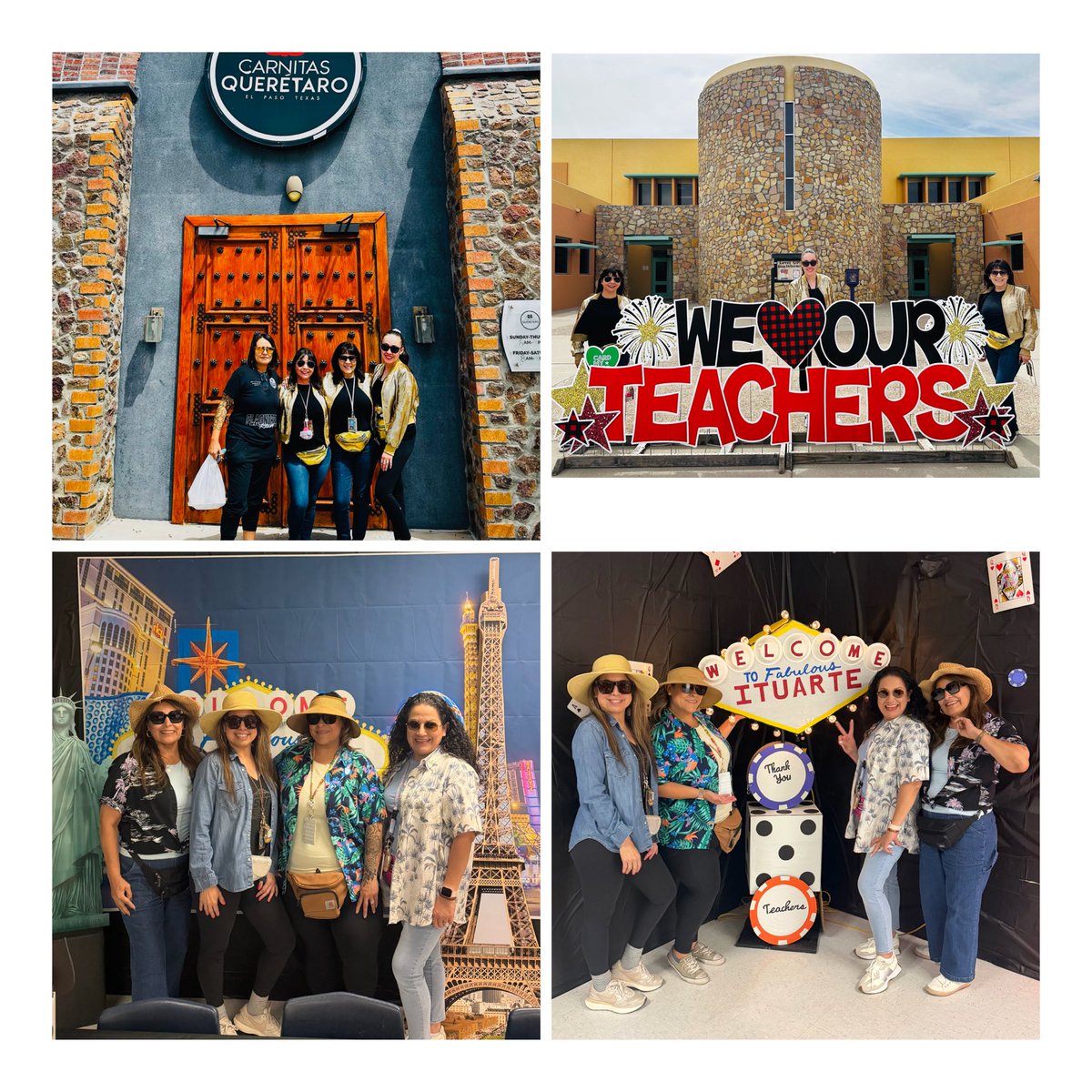 ACarrasco_IES's tweet photo. Day 1 of our celebrating our “Jackpot” teachers! 🤩 @Ituarte_ES #TEAMSISD https://t.co/6jFiEeRI1p
