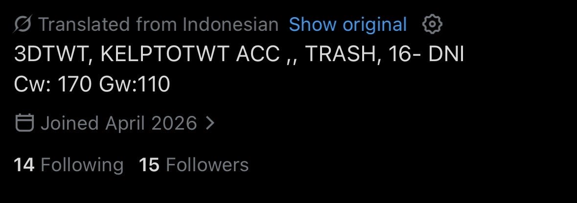 Melodystwt's tweet photo. tf is my bio on, this is in fact not indonesian https://t.co/w1O1eF0AYF