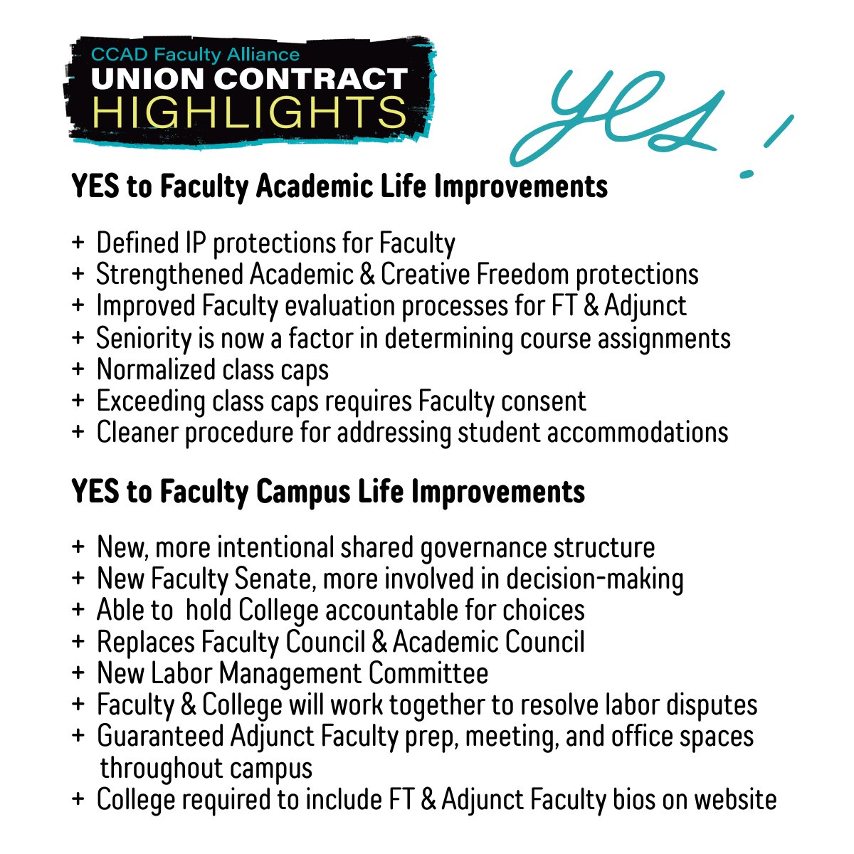 CCAD Faculty Alliance tweet media