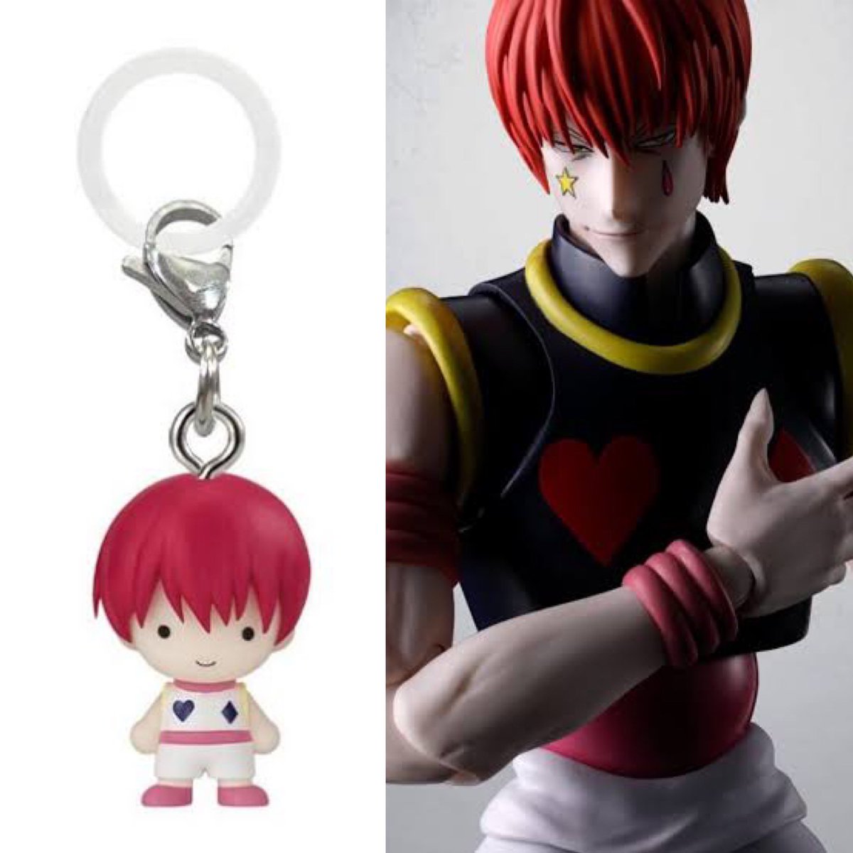k42wKKihKBGTvXv's tweet image. 今後髪を下ろしてるヒソカが続々と商品化されます！！

めじるし今月
プライズ6月
一番くじ＆可動式フィギュア8月

#HUNTER×HUNTER #最新情報