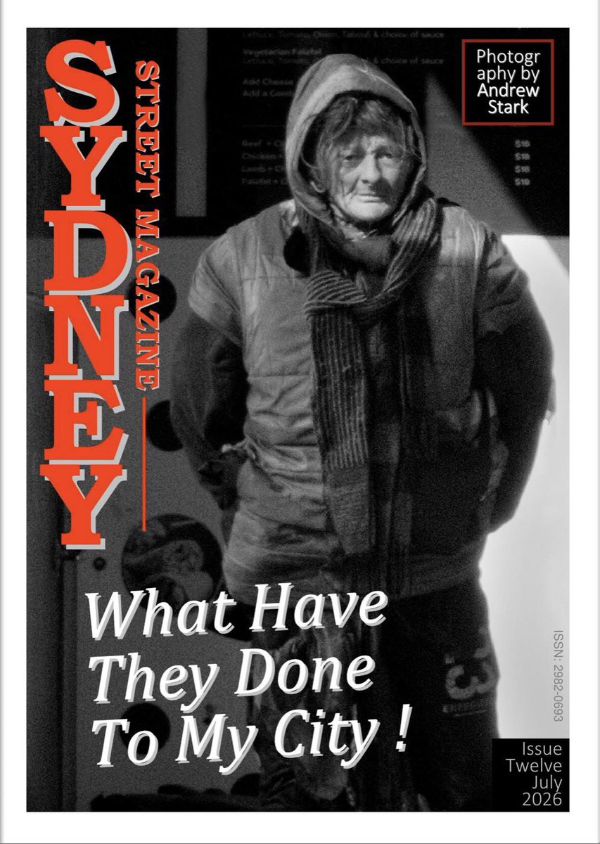 SydneyStreet101's tweet photo. Issue 12 of Sydney Street Magazine 
Photographer Andrew Stark lament’s - 
What have they done to my city?

https://t.co/K4xq75rIGA

@monica_sharf @AusHumanRights @jeremybassetti @phaidonpress @photoreview @Art_Blart @Street_Hunters @streetandphoto @Eyeshot_Mag @Ibarionex @SBS https://t.co/iMctrRxBIJ