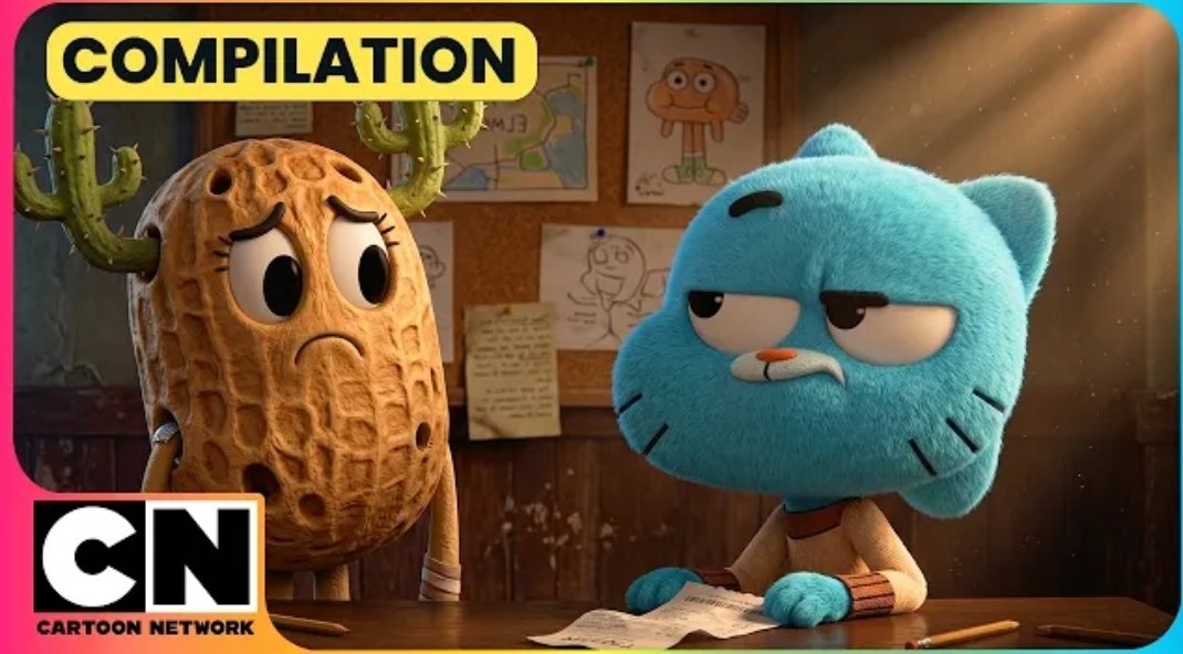 Apparently Cartoon Network India is using A.I. for Gumball thumbnails... Yikes