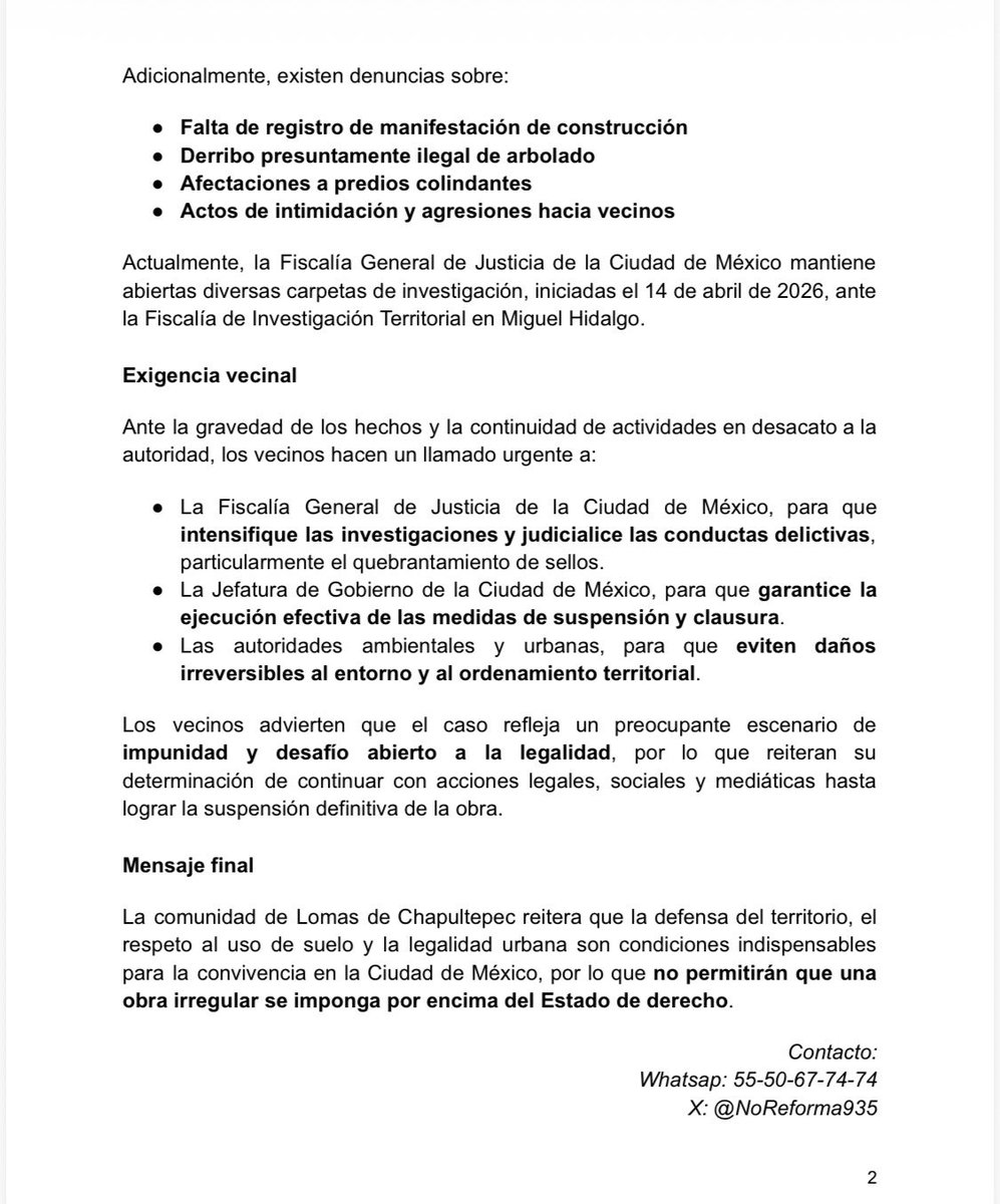 NoReforma935 tweet media
