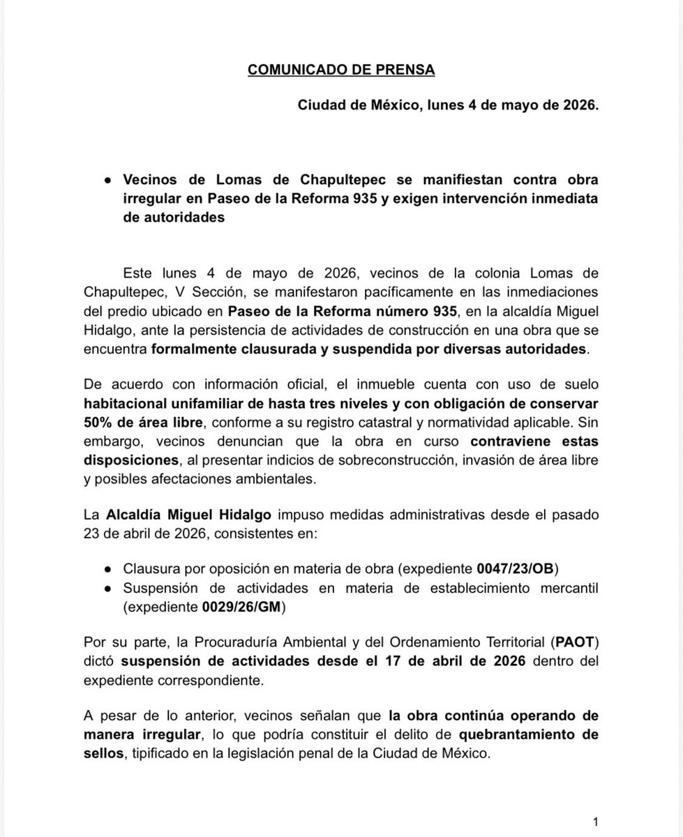 NoReforma935 tweet media