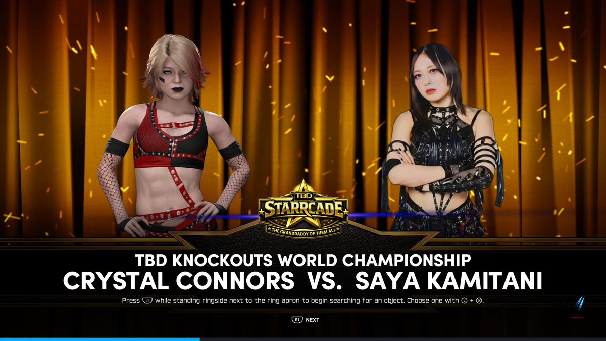 TBDWrestling_'s tweet photo. KAMITANI.
CONNORS.
STARRCADE.
THE KNOCKOUTS WORLD CHAMPIONSHIP. https://t.co/efvFxkvuyQ