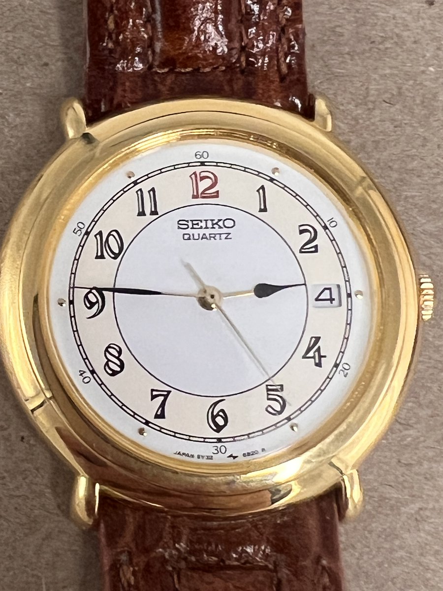 FunkyGardenArt's tweet image. Vintage Seiko 5Y32 Breguet Style Dress Watch Gold Tone Original Strap New Battery Runs Perfect ebay.com/itm/1171782617… #seiko #vintage #watch