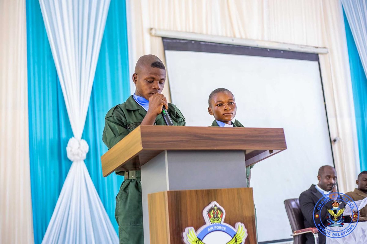 ChaleNewsGh's tweet photo. Ghana Armed Forces begins training 300 new recruits at the Air Force Recruit Training School in Takoradi.

The recruits will undergo six months of intensive basic military training following an induction religious parade held at the school’s auditorium at Air Force Base Takoradi. https://t.co/j1VIWahi5P