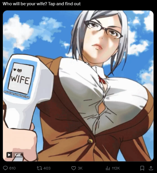 HAHAHAHAAAAAA!!!

She sets off my Bitch Breaker kink so hard.