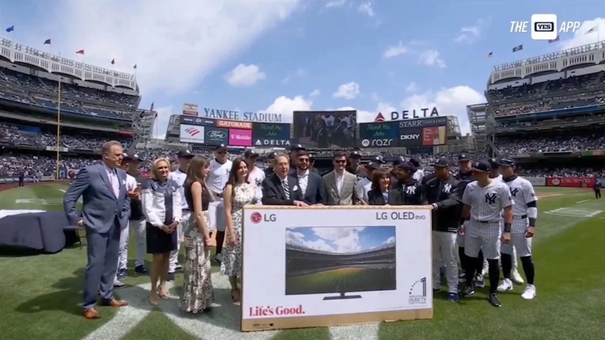 Yankee Raffle Remember when the Yankees gave John Sterling a tv on his day like he ...
