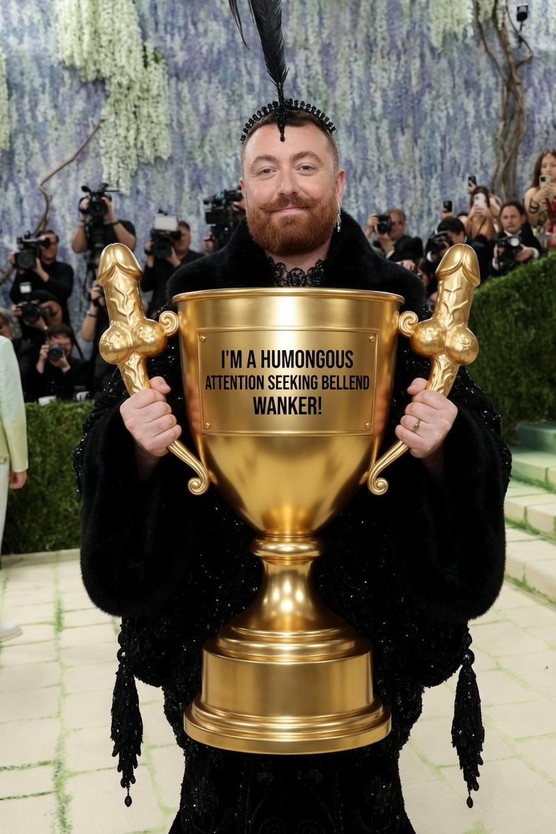 IfindWankers's tweet photo. Sam Smith is a HUMONGOUS attention seeking bellend wanker! https://t.co/ZwAhmhOu78