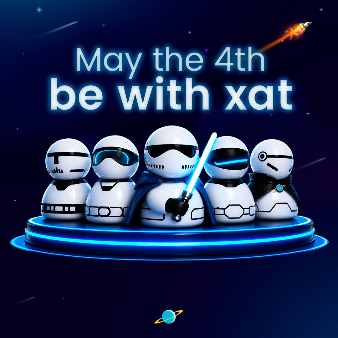 xat's tweet photo. May the 4th be with xat ✨ 

Today, the pawns are protecting the galaxy. 
Tomorrow, probably trading powers again.

#MayThe4thBeWithYou